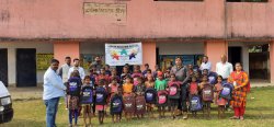 School Bag and Stationery Items Distribution